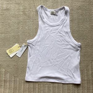 BRAND NEW Aritzia Heli White Tank